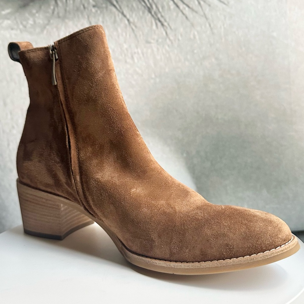 🌸PAUL GREEN🌸 Sante Zip Suede Bootie Size: 7.5UK - Picture 4 of 11
